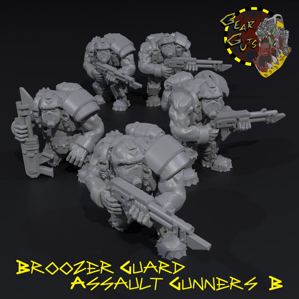 Broozer Guard Assault Gunners x5 - B - STL Download