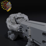 Broozer Guard Heavy Weapon Machine Gunner Team - STL Download