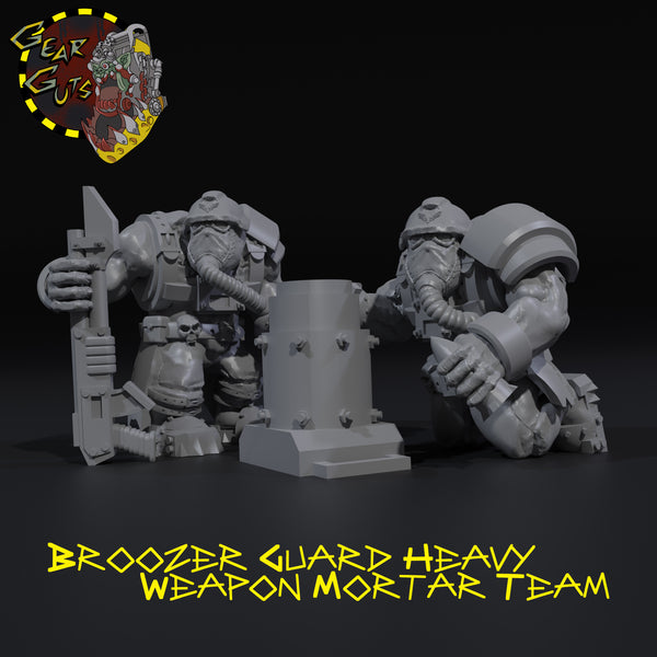 Broozer Guard Heavy Weapon  Mortar Team - A - STL Download