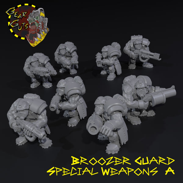 Broozer Guard Special Weapons  x8 (2 of each weapon) - A