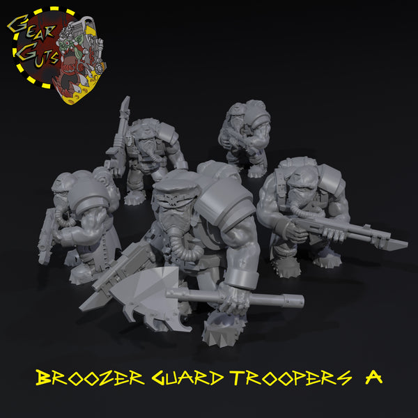 Broozer Guard Troopers x5 - A - STL Download