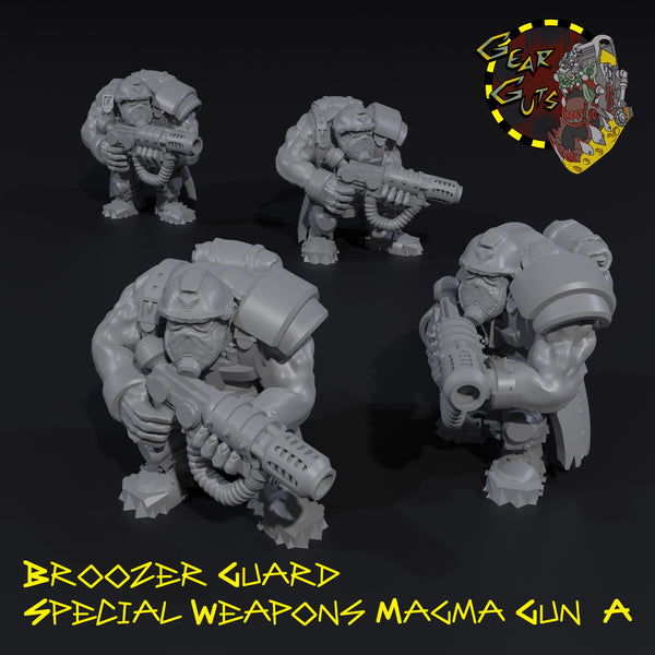 Broozer Guard Special Weapons Magma Gun x2 - A - STL Download