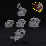 Armored Broozer Heads x5 - D