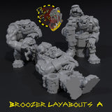 Broozer Layabouts x3 - A - STL Download