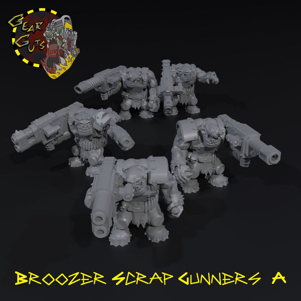 Broozer Scrap Gunners x5 - A - STL Download