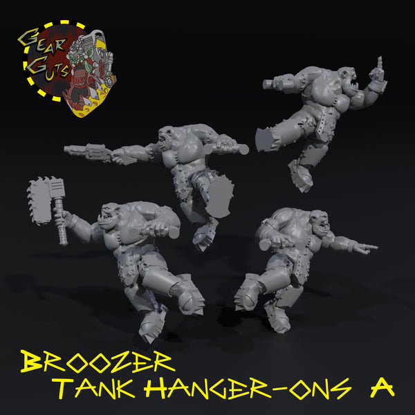 Broozer Tank Hanger-Ons x4 - A - STL Download