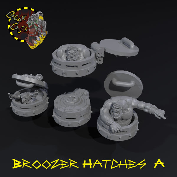 Broozer Hatches x4 - A - STL Download