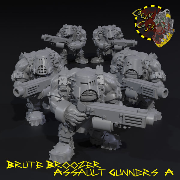 Brute Broozer Assault Gunners x5 - A - STL Download