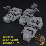 Brute Broozer Bikers x3 - A - STL Download