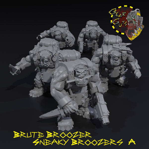 Brute Broozer Sneaky Broozers x5 - A - STL Download