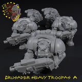 Crusader Heavy Troopas x5 - A - STL Download