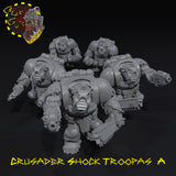 Crusader Shock Troopas x5 - A - STL Download