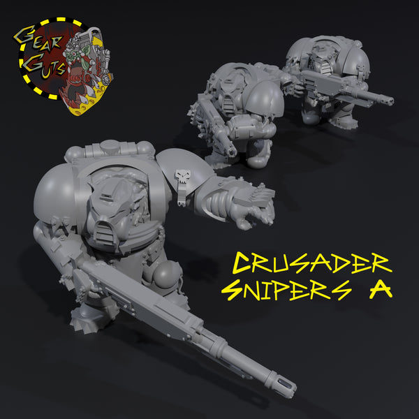 Crusader Snipers x3 - A - STL Download