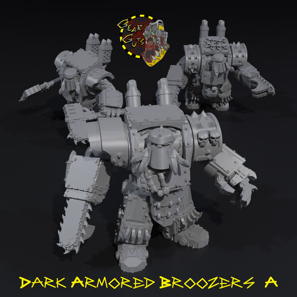 Dark Armored Broozers x3 - A - STL Download