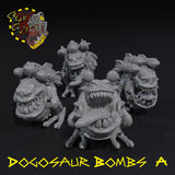 Dogosaur Bombs x4 - A - STL Download