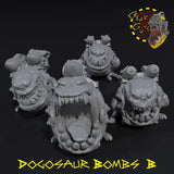Dogosaur Bombs x4 - B - STL Download
