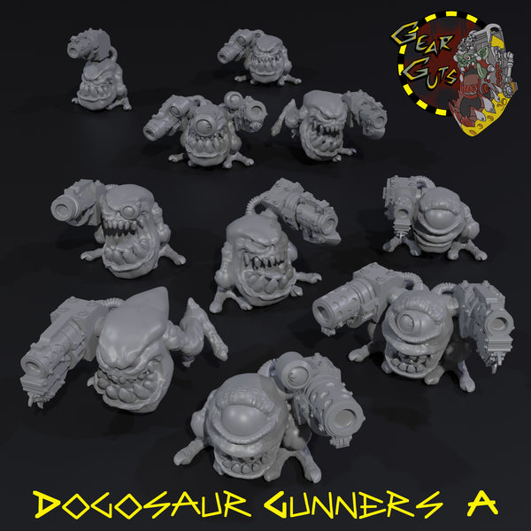Dogosaur Gunners x10 - A - STL Download