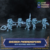 Sherden Pharaohspears with Hexphase Warstaves x5