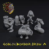 Goblin Bomber Crew x5 - A - STL Download