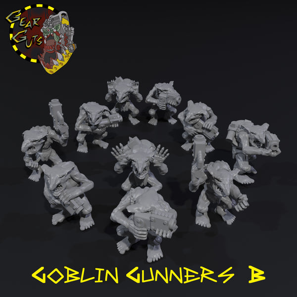 Goblin Gunners x10 - B - STL Download