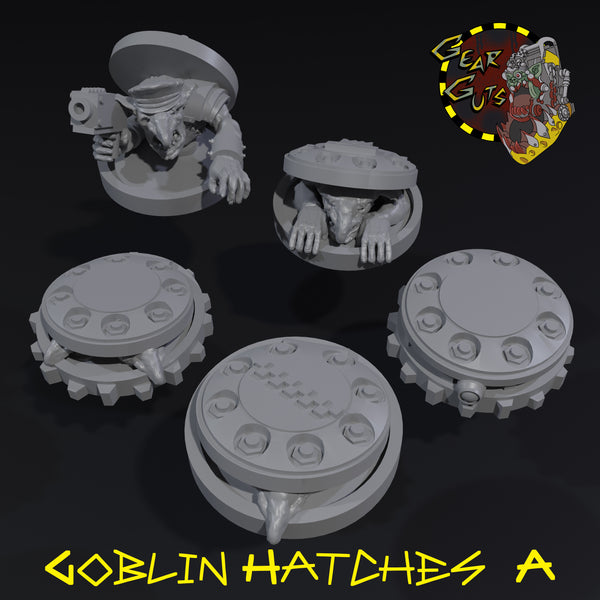 Goblin Hatches x5 - A - STL Download