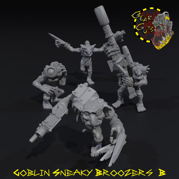 Goblin Sneaky Broozers x4 - B - STL Download