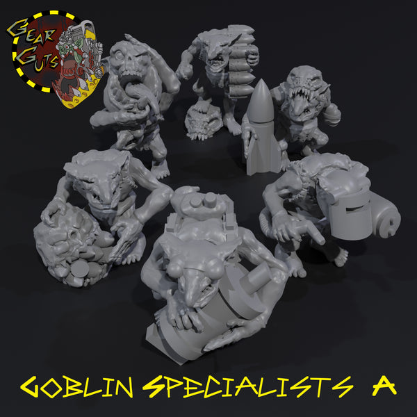 Goblin Specialists x6 - A - STL Download
