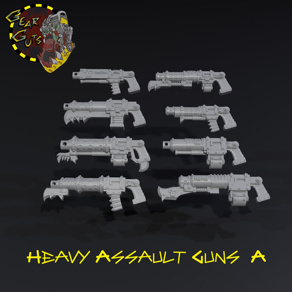 Heavy Assault Guns x8 - A - STL Download
