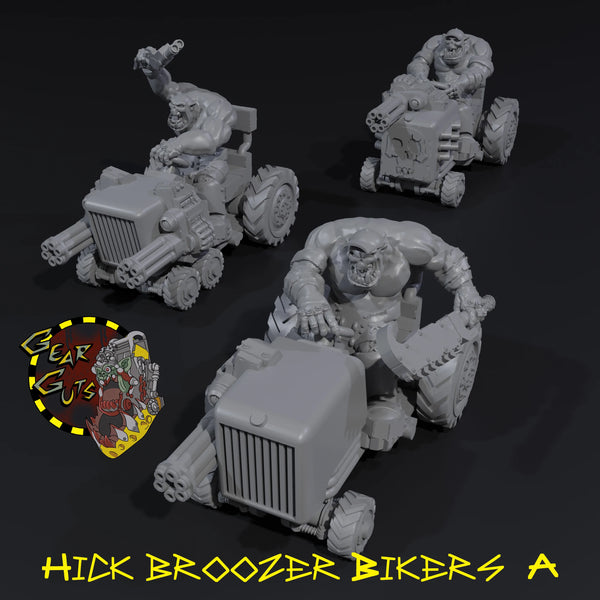 Hick Broozer Bikers x3 - A - STL Download