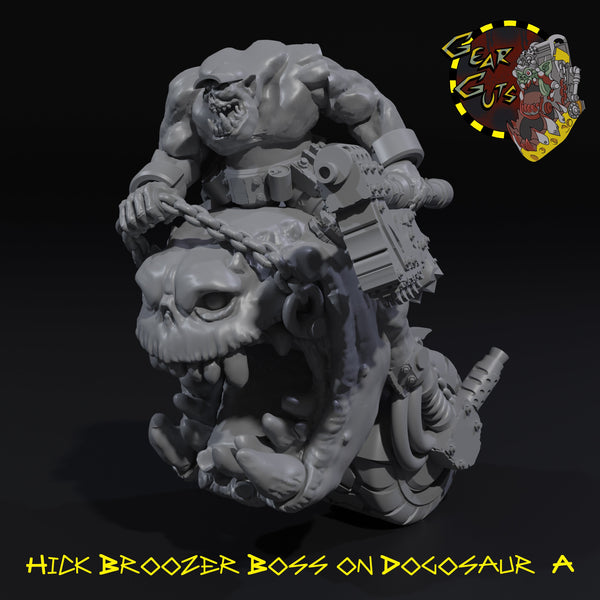 Hick Broozer Boss on Dogosaur - A - STL Download