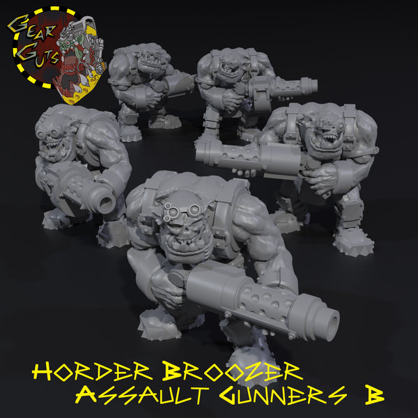 Horder Broozer Assault Gunners x5 - B - STL Download