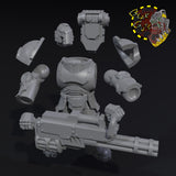 Iron Crusader Assault Cannon Troops x5 - A