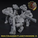 Iron Crusader Flamethrowers x5 - A