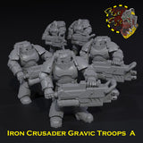 Iron Crusader Gravic Troops x5 - A