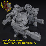 Iron Crusader Heavy Flamethrowers x5 - A