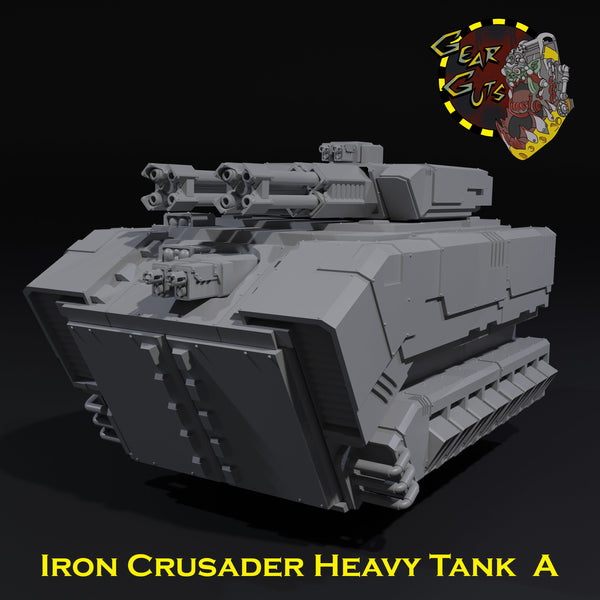 Iron Crusader Heavy Tank - A - STL Download