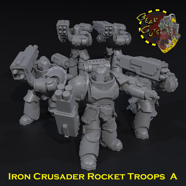 Iron Crusader Rocket Troops x5 - A