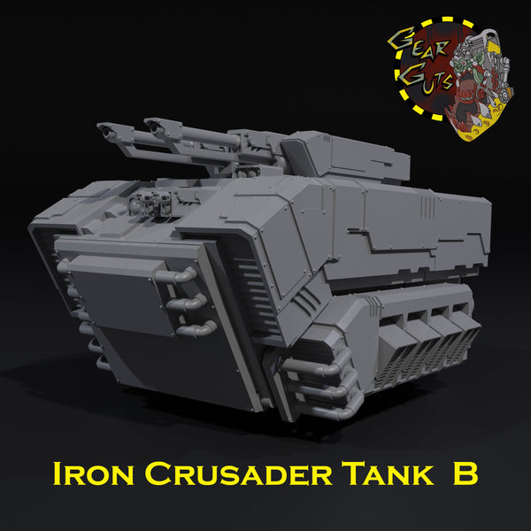 Iron Crusader Tank - B - STL Download