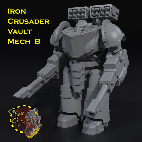 Iron Crusader Vault Mech - B - STL Download
