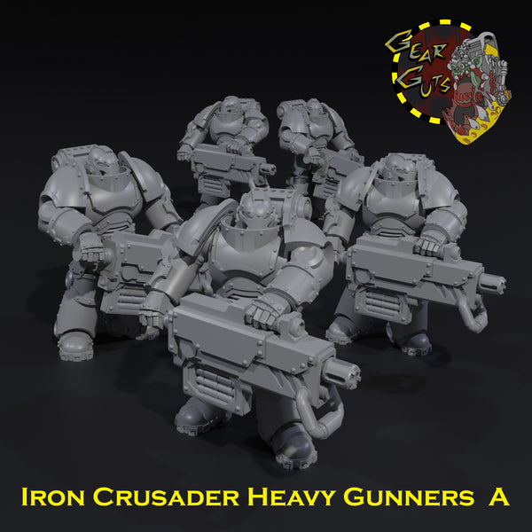Iron Crusader Heavy Gunners x5 - A