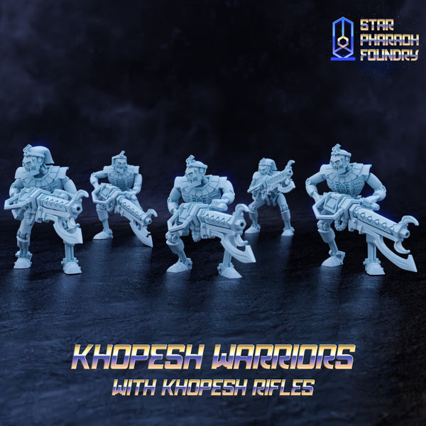 Khopesh Warriors with Khopesh Rifles x5