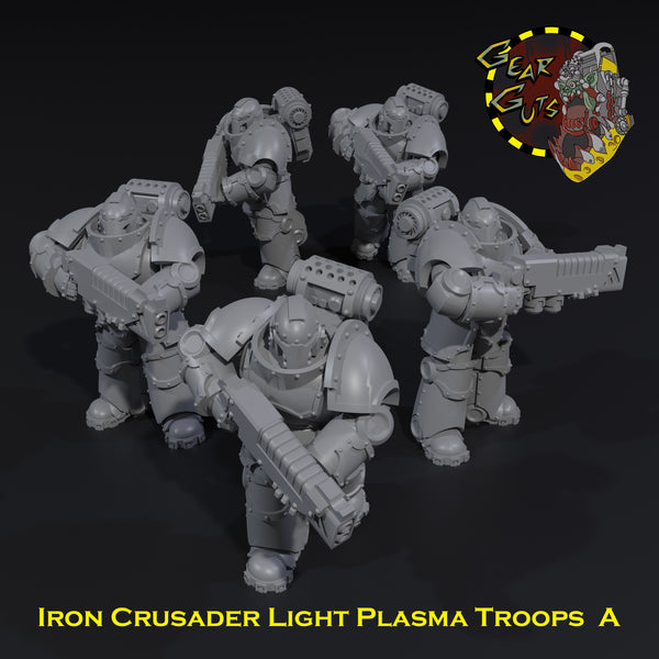 Iron Crusader Light Plasma Troops x5 - A