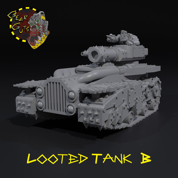 Looted Tank - B - STL Download