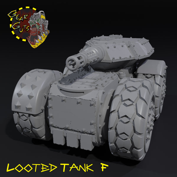 Looted Tank - F - STL Download