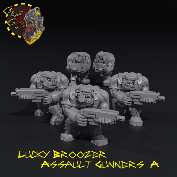Lucky Broozer Assault Gunners x5 - A - STL Download