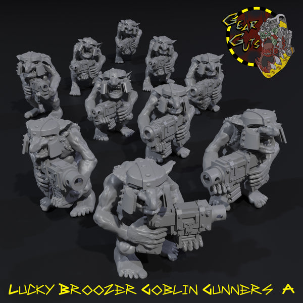 Lucky Broozer Goblin Gunners x10 - A - STL Download
