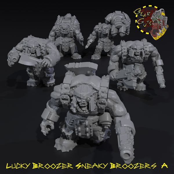 Lucky Broozer Sneaky Broozers x5 - A - STL Download