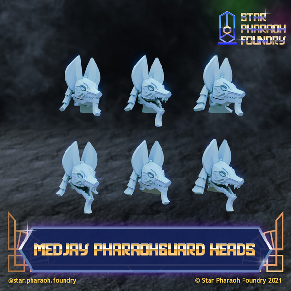Medjay Pharaohguard Heads Heads x6