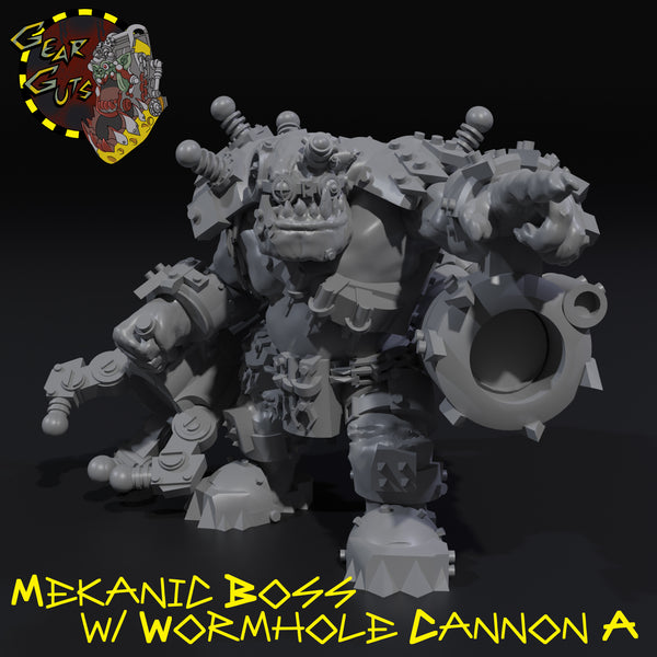 Mekanic Boss with Wormhole Cannon - A - STL Download