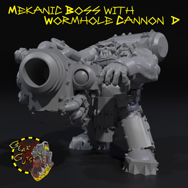 Mekanic Boss with Wormhole Cannon - D